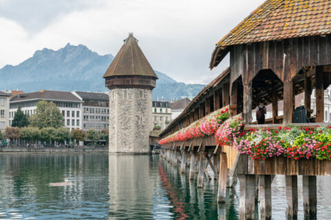 Kapellbrücke mit Wasserturm