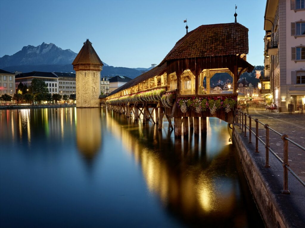 Kapellbrücke und Wasserturm, Luzern