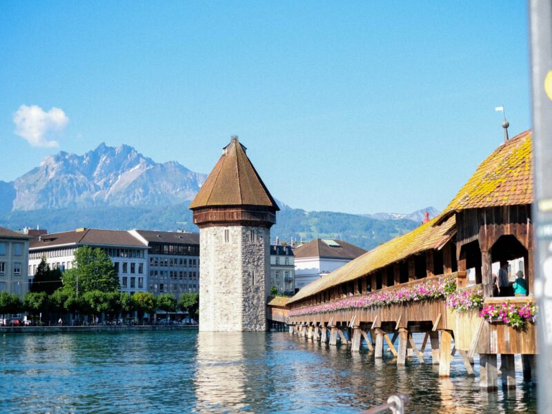 Kapellbrücke vom Ufer